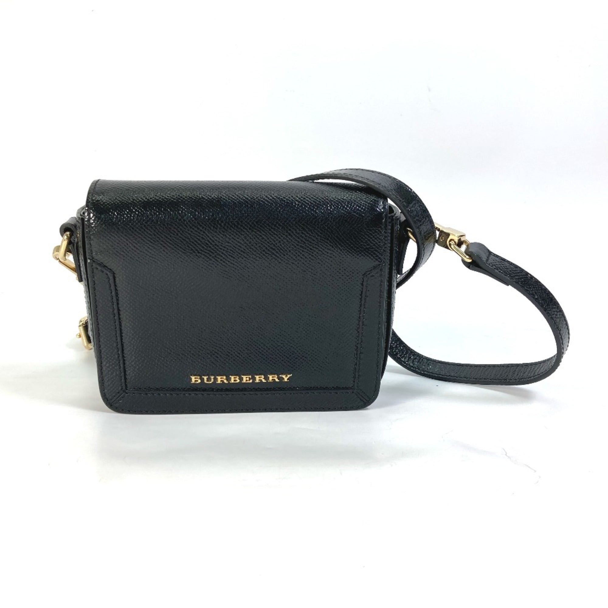 Burberry Black Leather Shoulder Bag