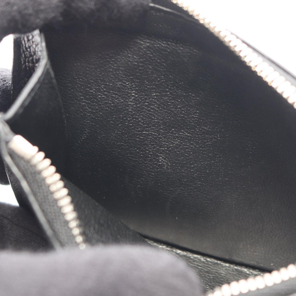 Balenciaga Black Leather Coin Purse/Coin Case