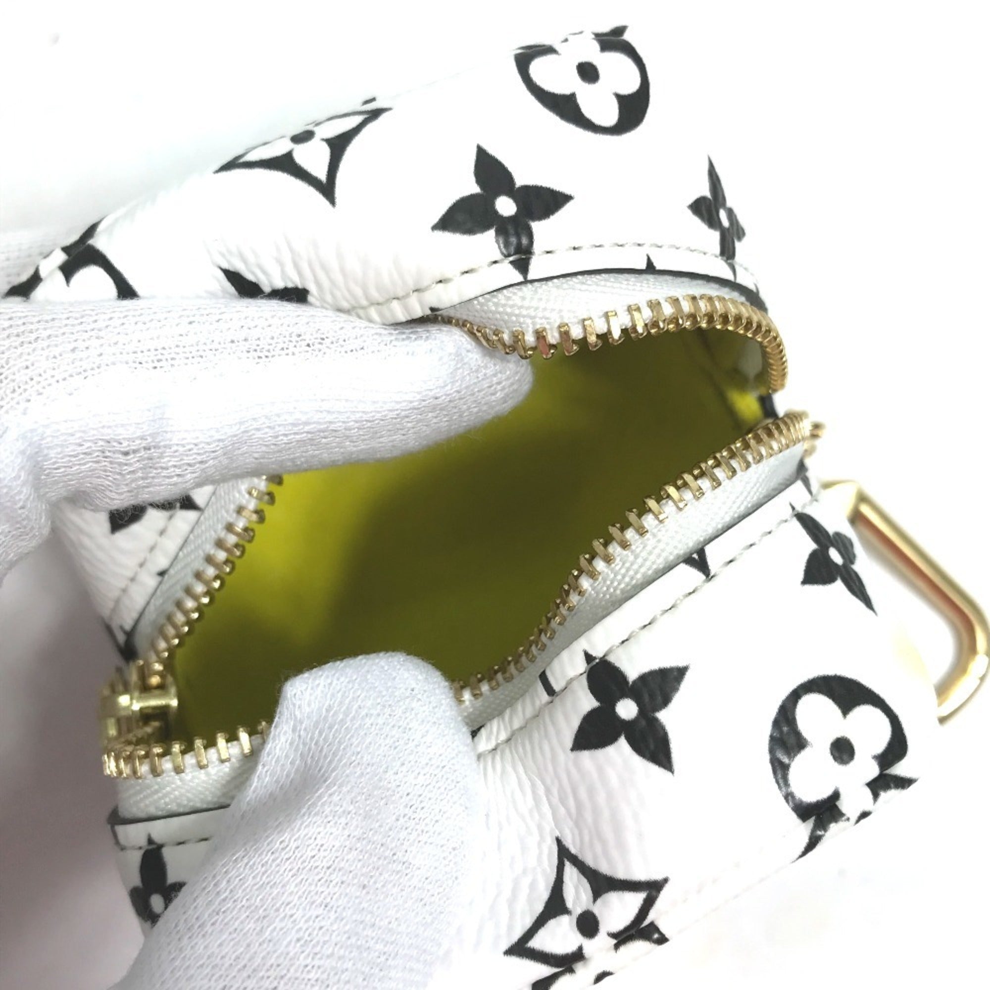 Louis Vuitton Monogram Monogram Pink Yellow Monogram Pouch