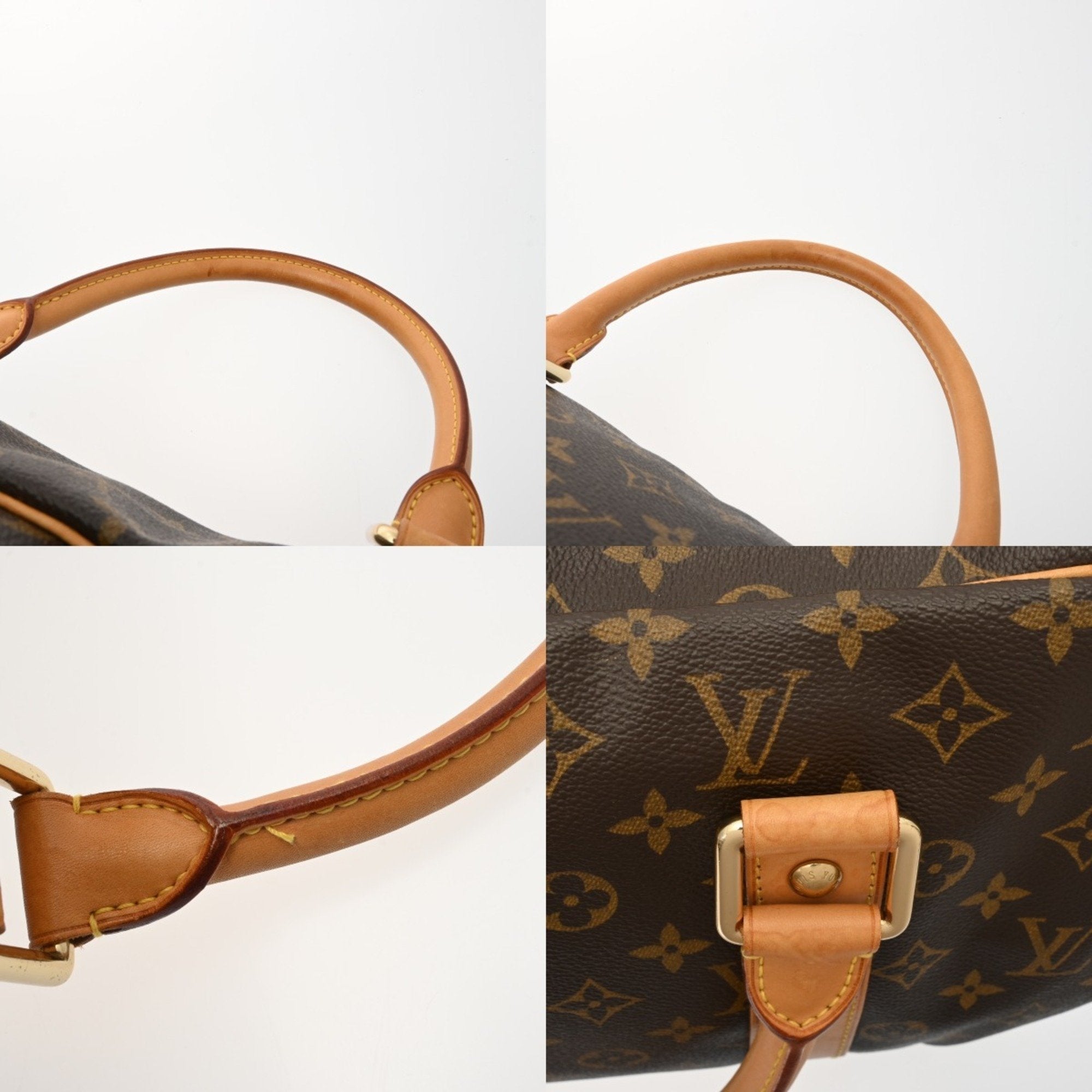 Louis Vuitton Brown Monogram Canvas Boston Bag