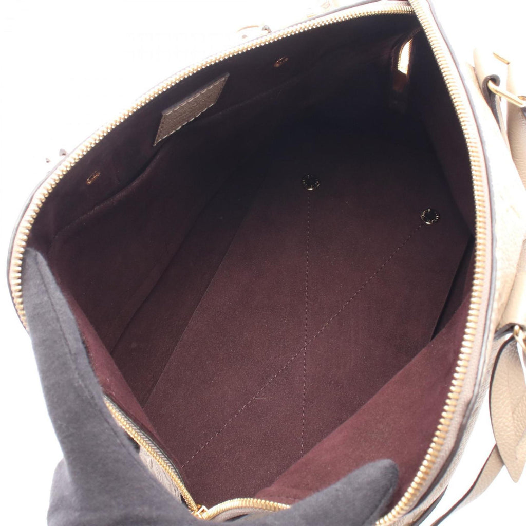 Louis Vuitton Beige Tourterelle Monogram Empreinte Handbag
