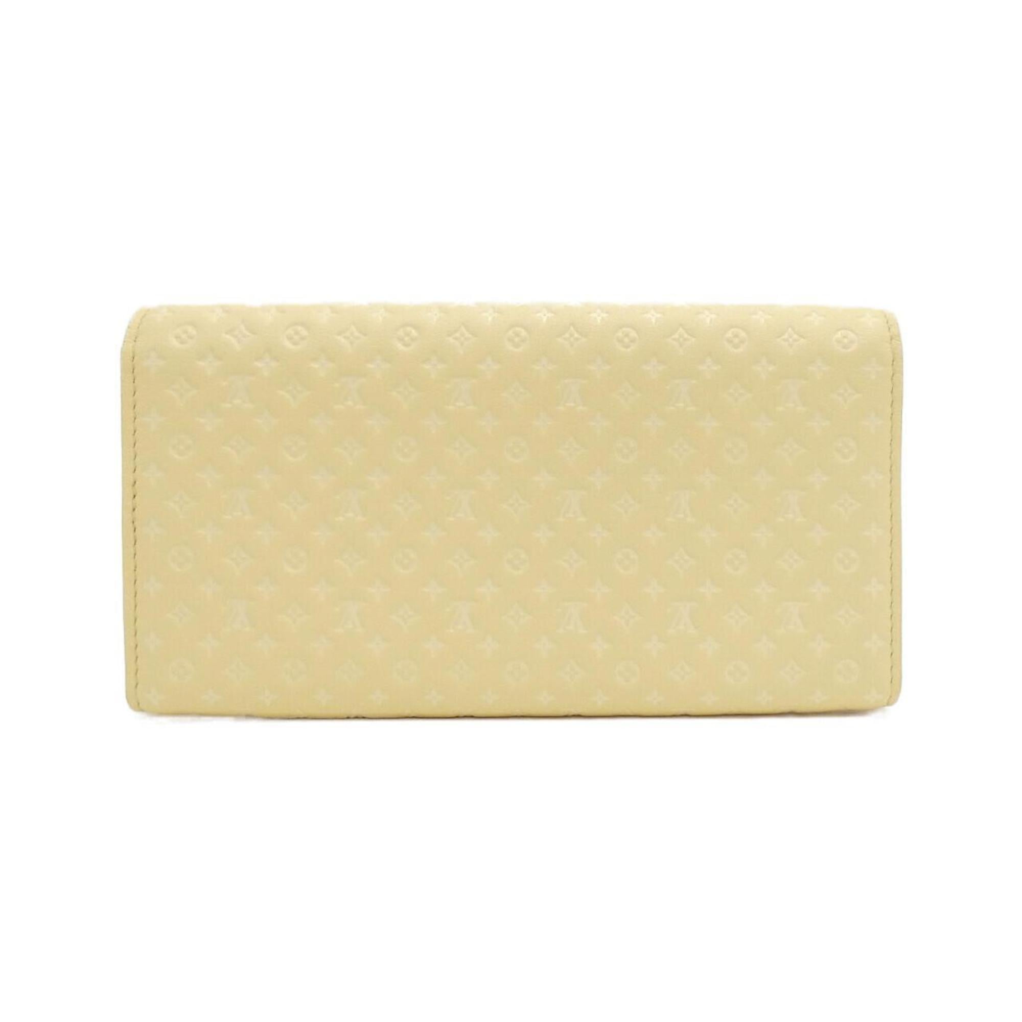 Louis Vuitton Jaune Leather Long Wallet