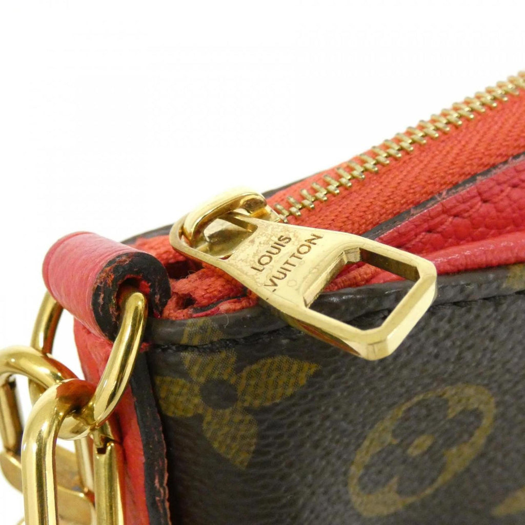 Louis Vuitton Cerise Marron Coated Canvas Shoulder Bag