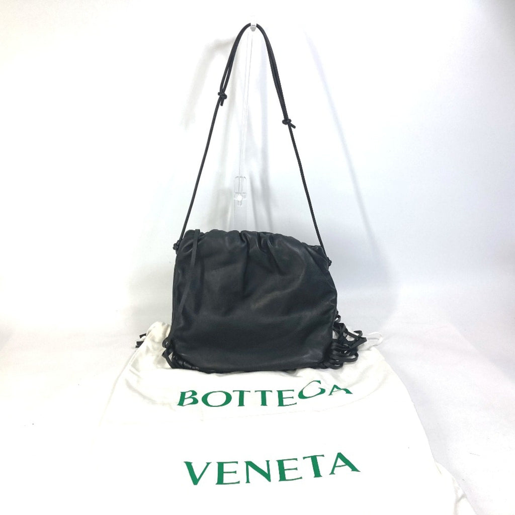 Bottega Veneta Black Leather Shoulder Bag