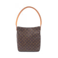 Louis Vuitton Brown Monogram Coated Canvas Leather Handbag Shoulder Bag