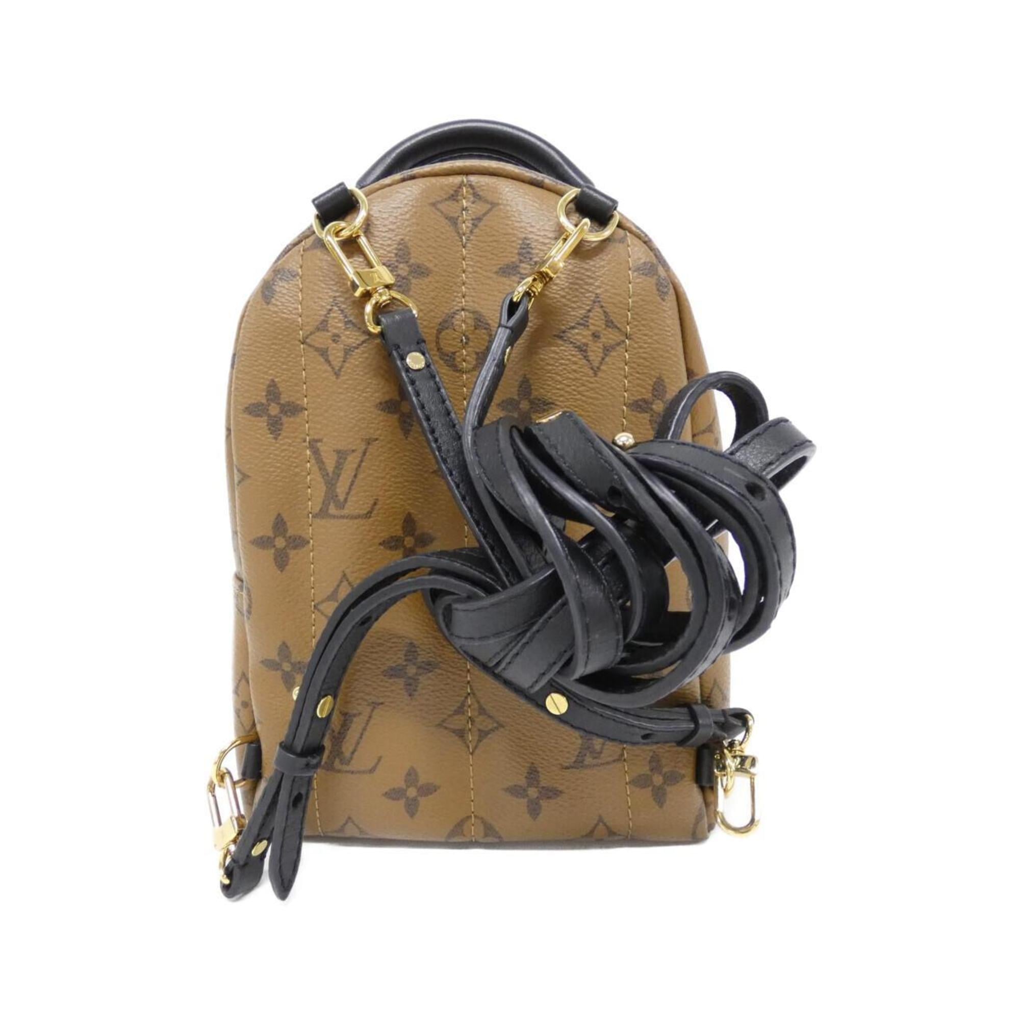Louis Vuitton Marron Coated Canvas Backpack