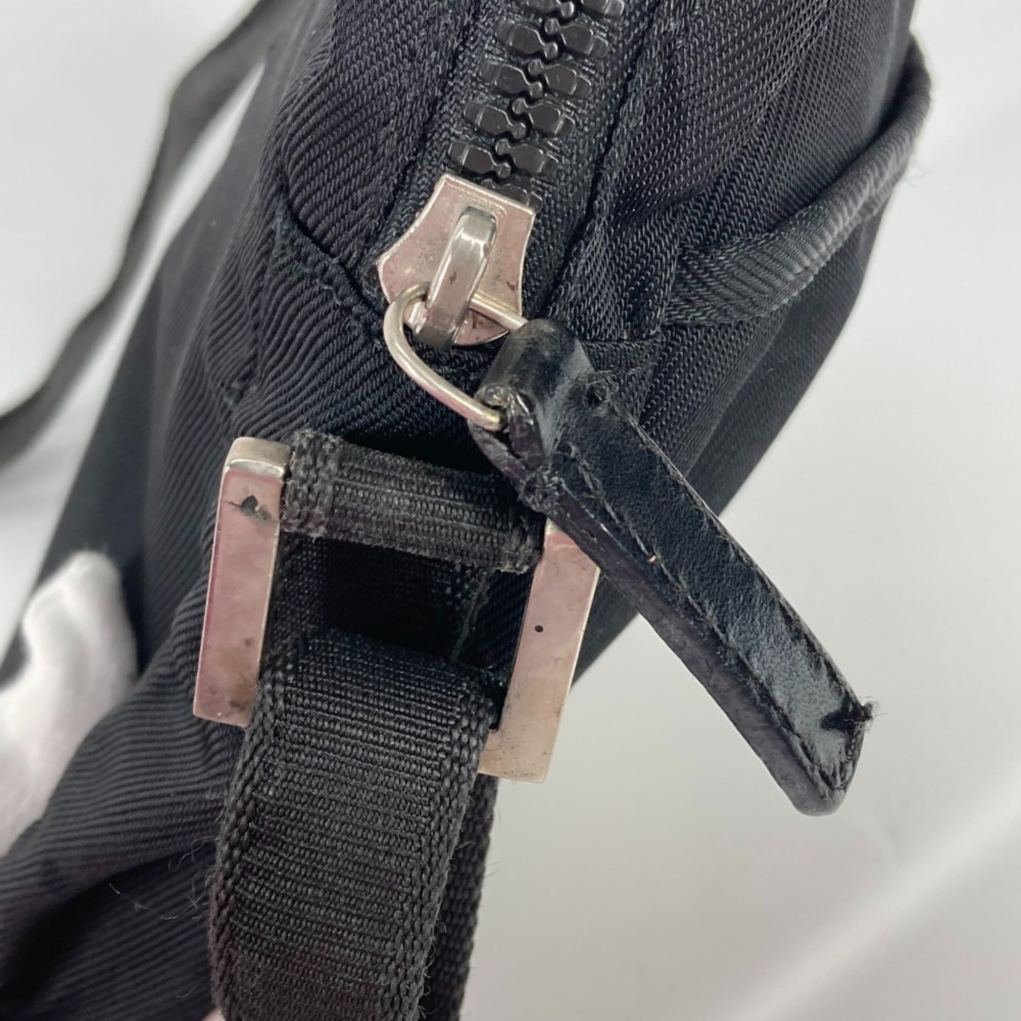 Fendi Black Cloth Shoulder Bag