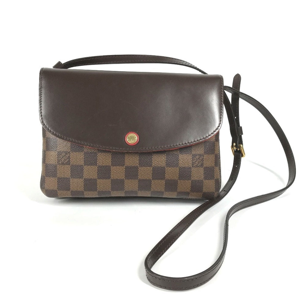 Louis Vuitton Brown Ebene Damier Canvas Pochette Shoulder Bag