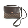 Louis Vuitton Brown Ebene Damier Canvas Pochette Shoulder Bag