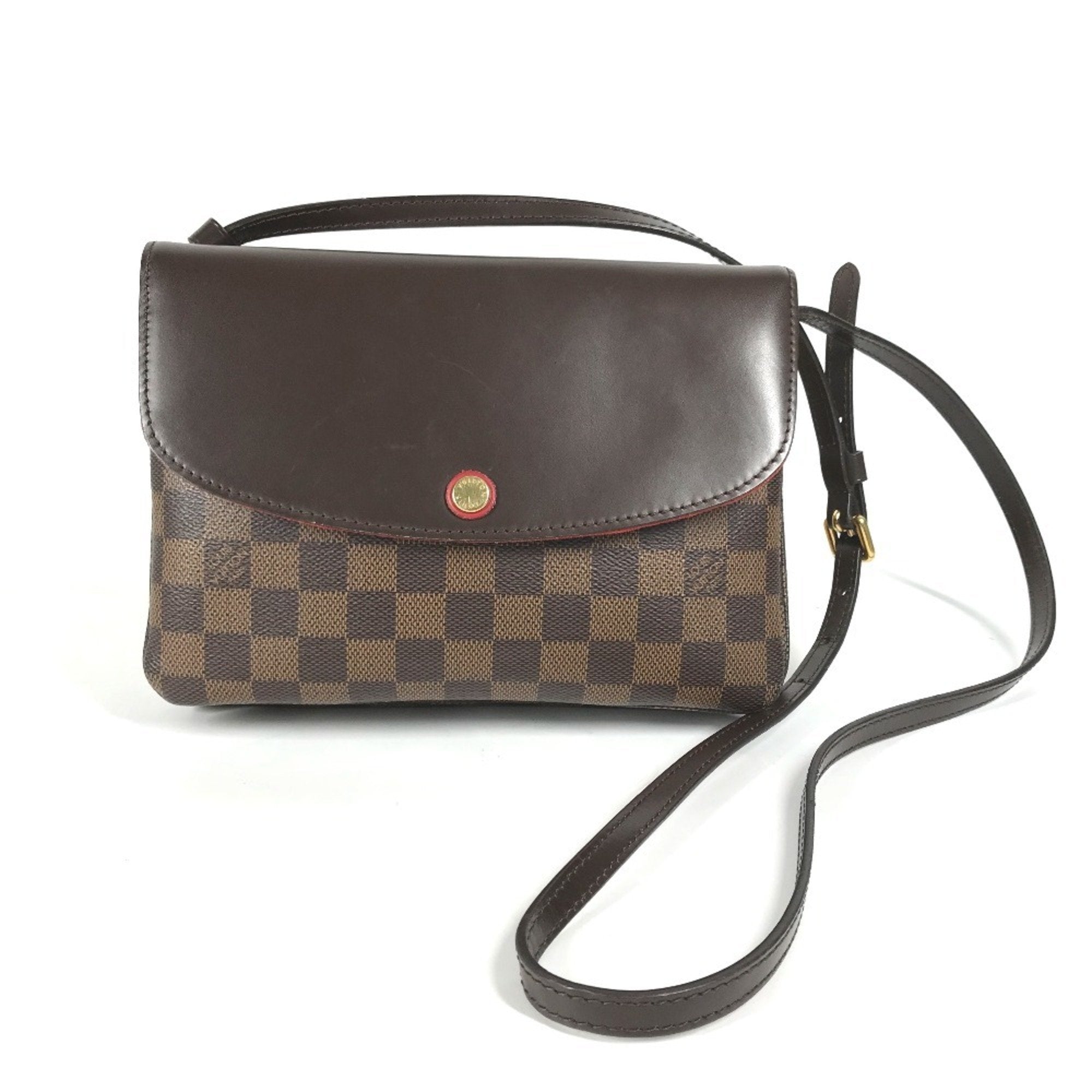 Louis Vuitton Brown Ebene Damier Canvas Pochette Shoulder Bag