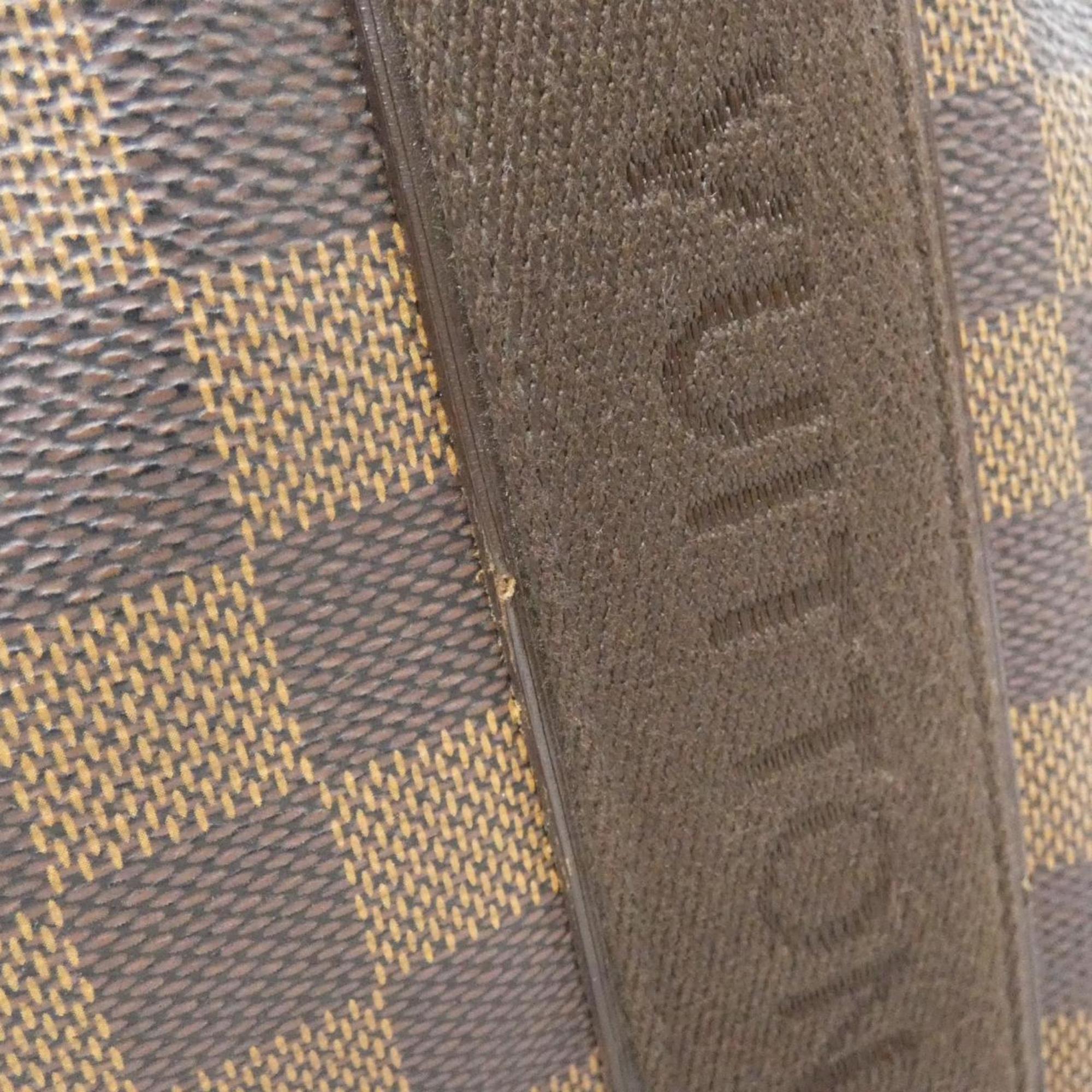 Louis Vuitton Brown Coated Canvas Handbag