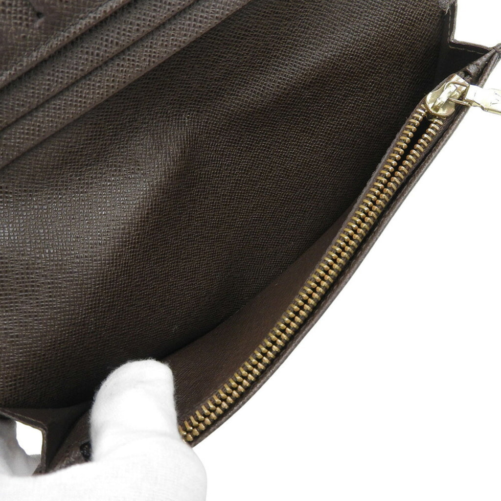 Louis Vuitton Ebene Pvc Long Wallet
