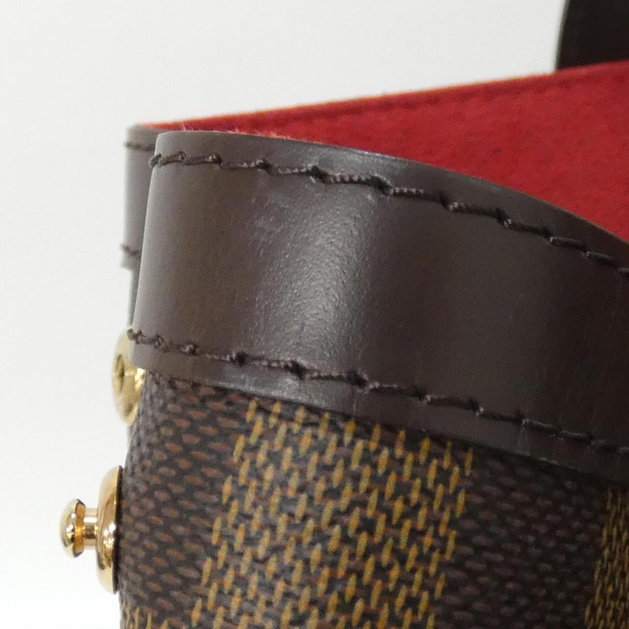 Louis Vuitton Damier Ebene Coated Canvas Handbag