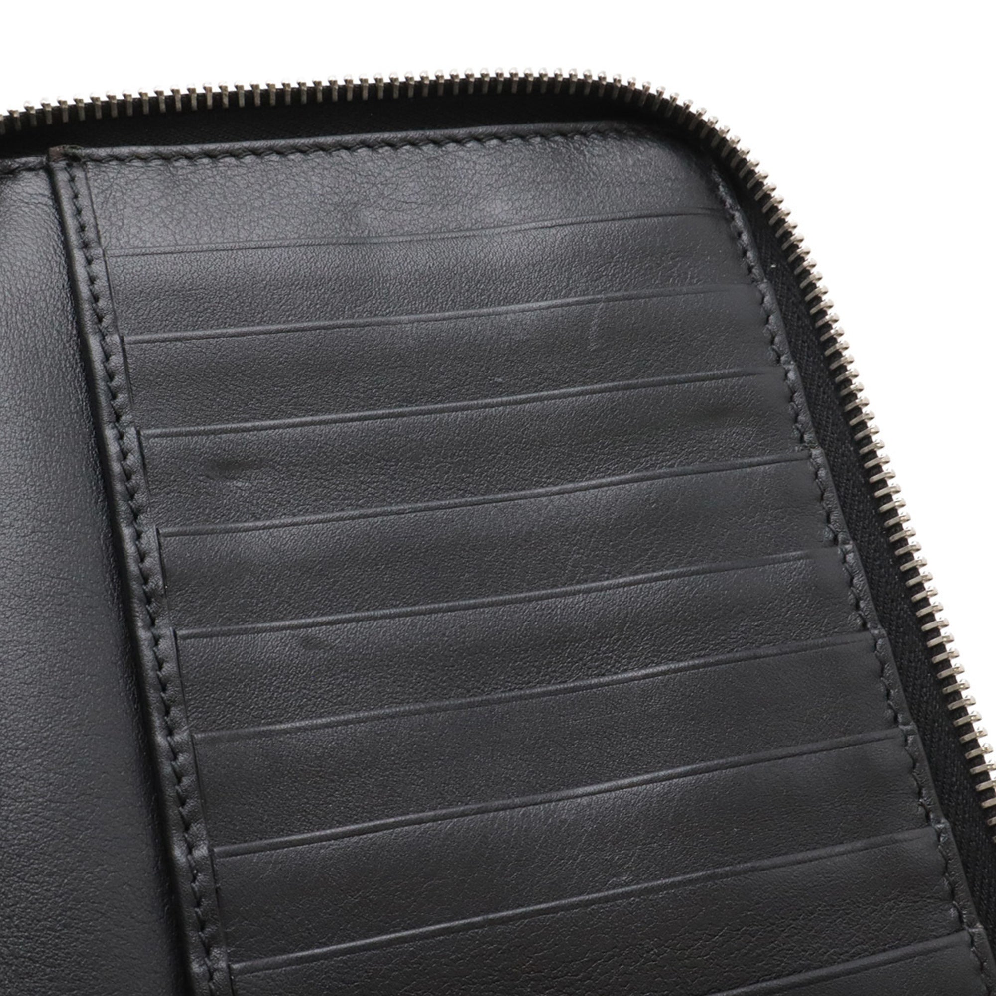 Gucci Black Leather Long Wallet (Bi-Fold) (Pre-Owned)