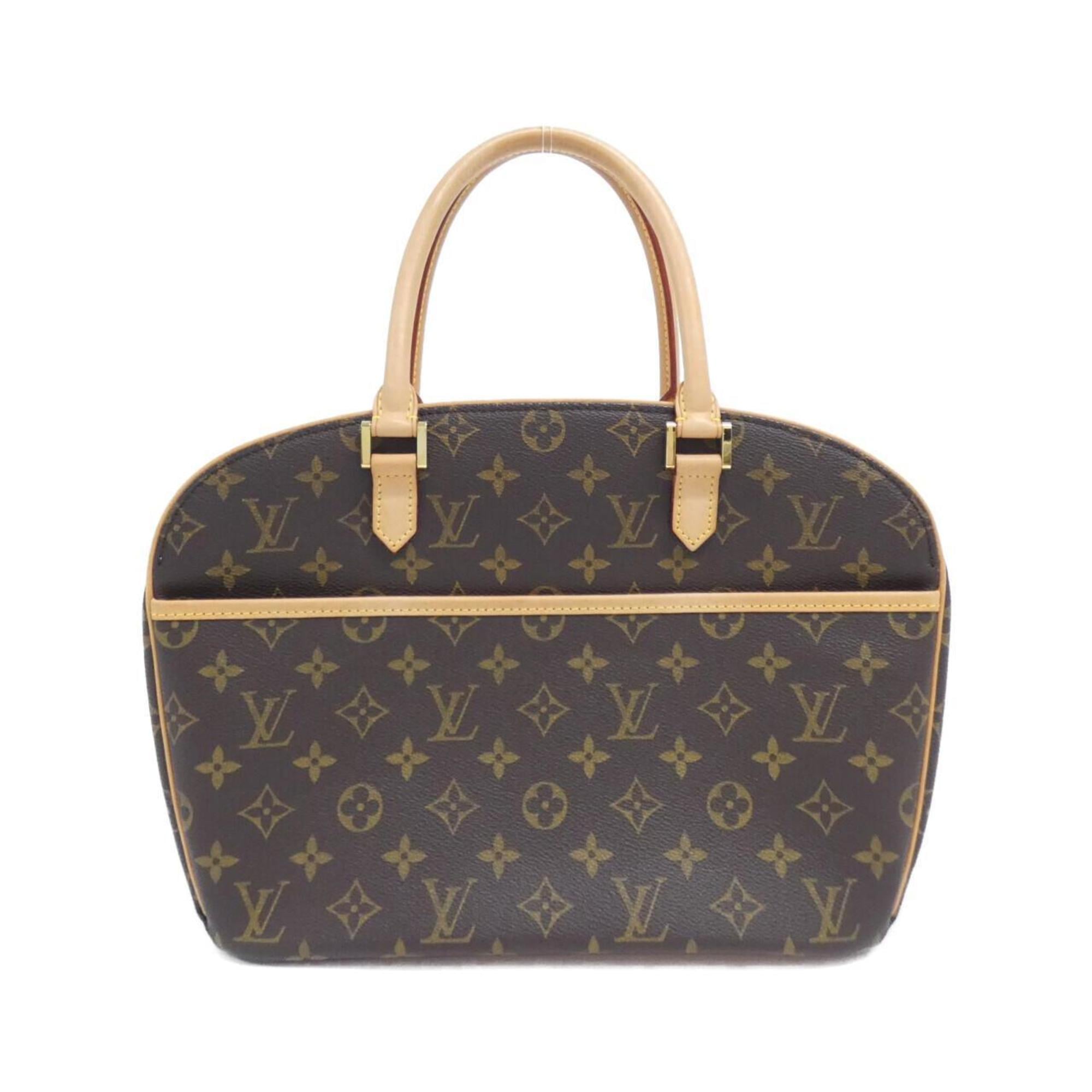 Louis Vuitton Marron Coated Canvas Handbag