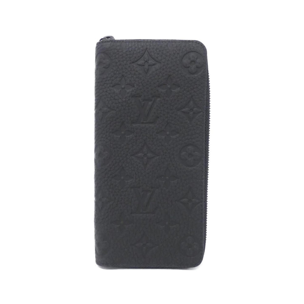 Louis Vuitton Black Leather Long Wallet