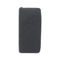 Louis Vuitton Black Leather Long Wallet