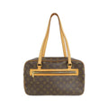 Louis Vuitton Marron Coated Canvas Shoulder Bag