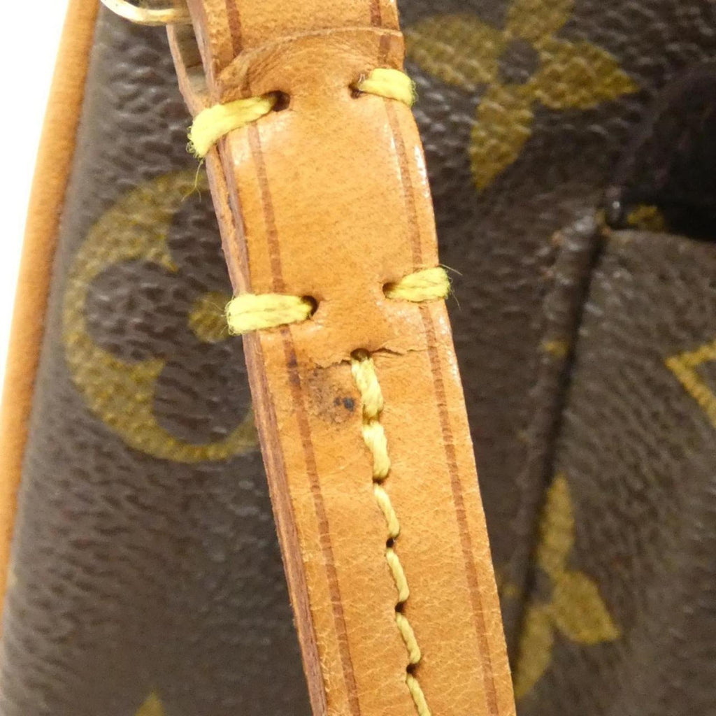 Louis Vuitton Marron Coated Canvas Handbag