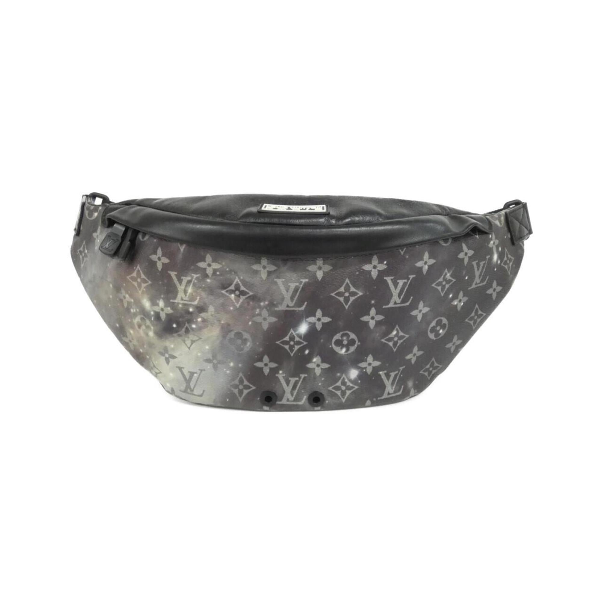 Louis Vuitton Black Coated Canvas Shoulder Bag