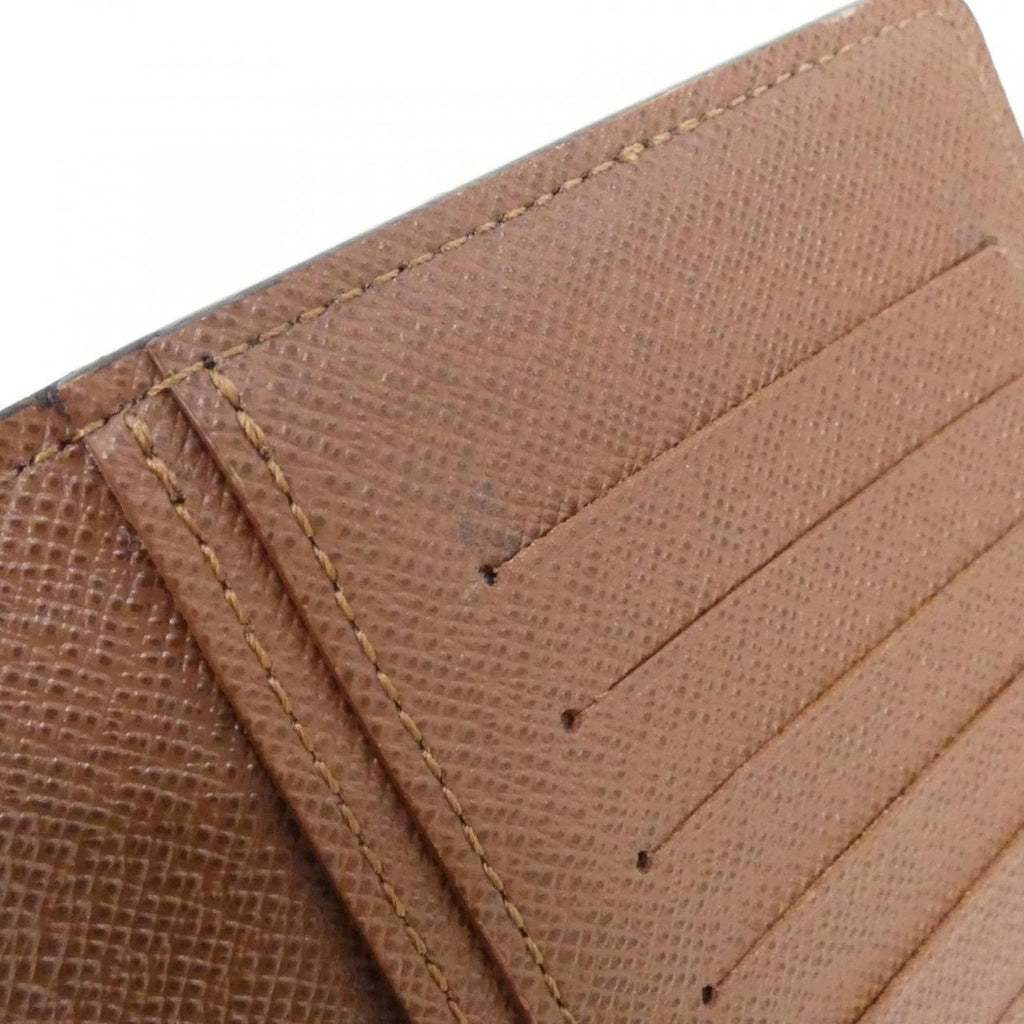 Louis Vuitton Marron Coated Canvas Long Wallet
