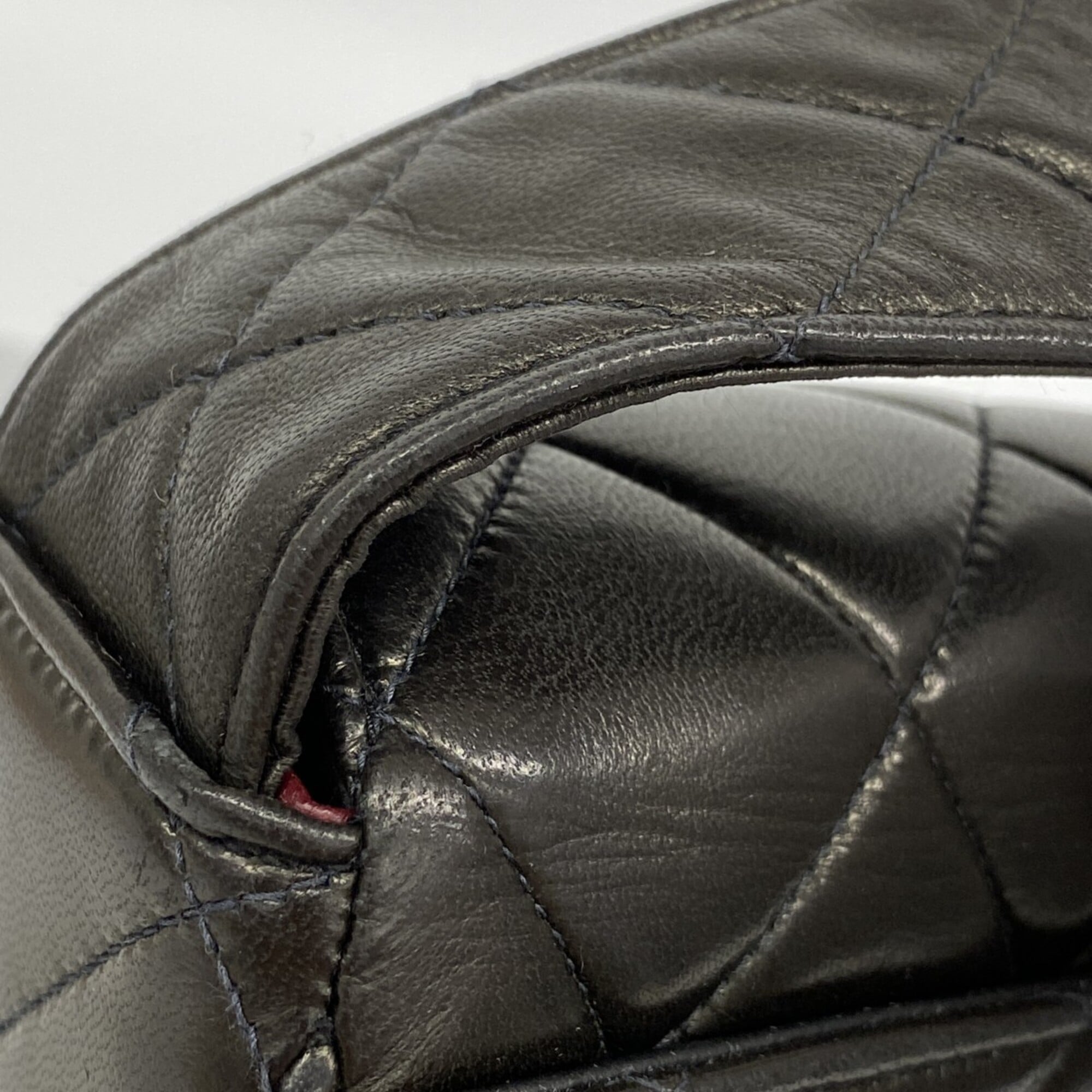 Chanel Black Leather Shoulder Bag