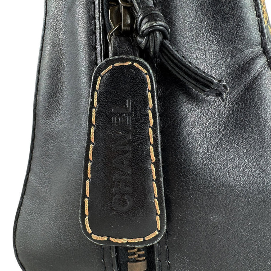 Chanel Black Leather Handbag