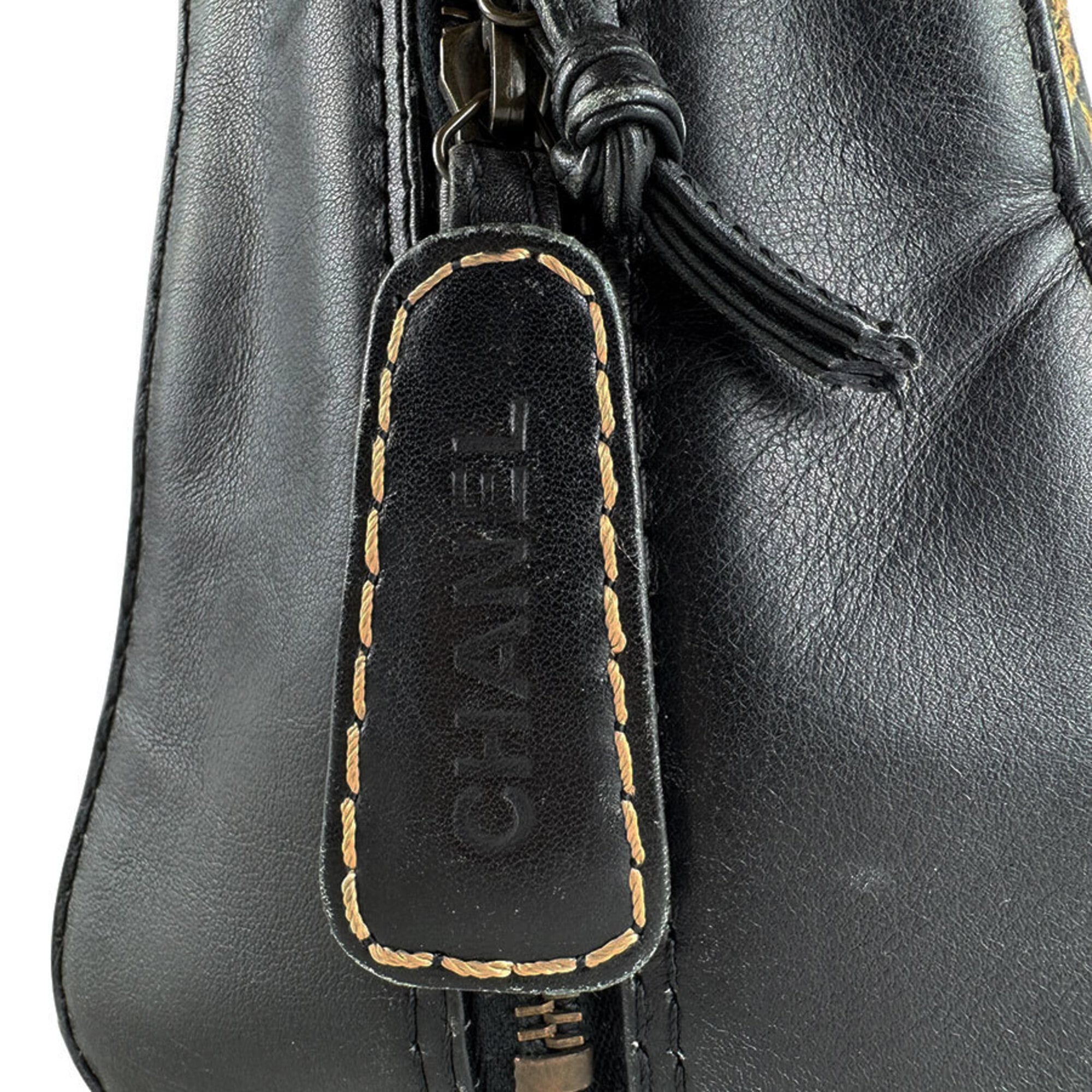 Chanel Black Leather Handbag
