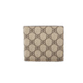 Balenciaga Beige Coated Canvas Leather Wallet (Bi-Fold)