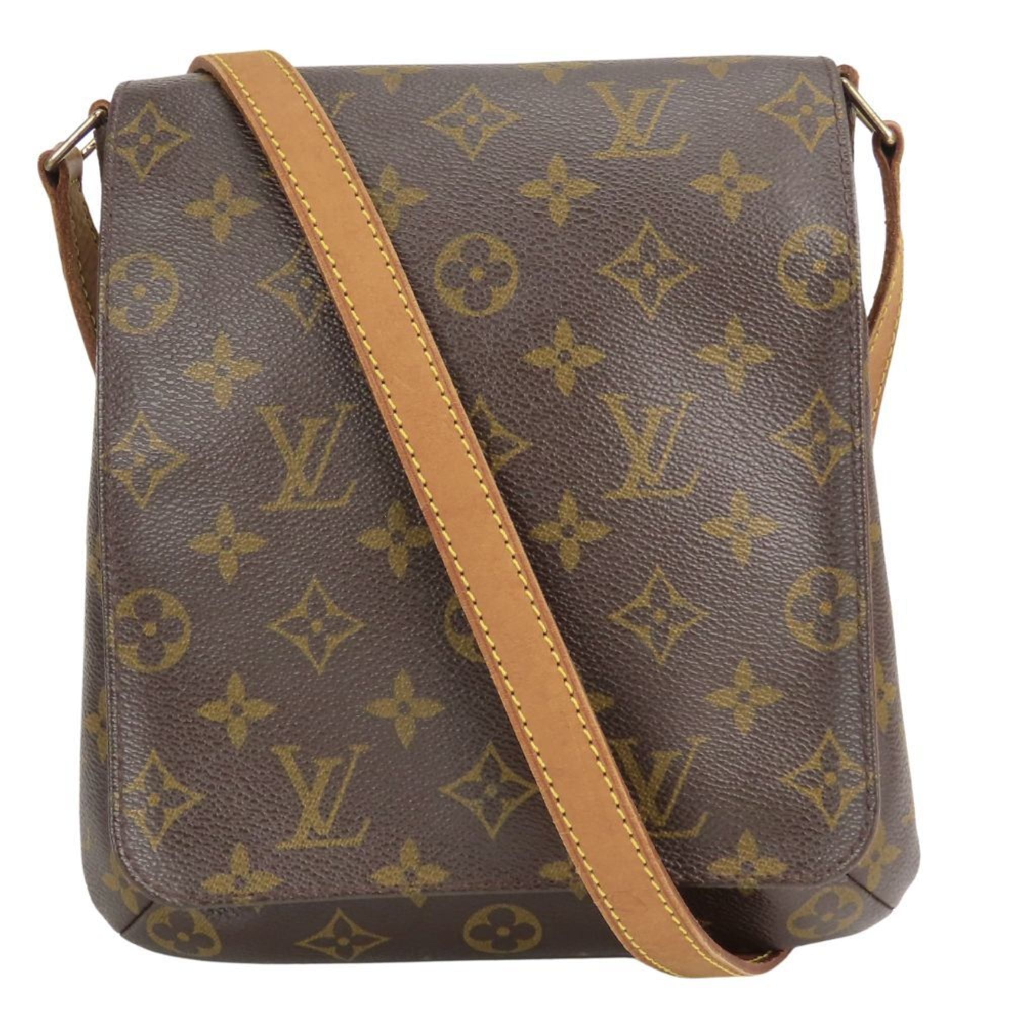 Louis Vuitton Brown Monogram Monogram Leather Shoulder Bag