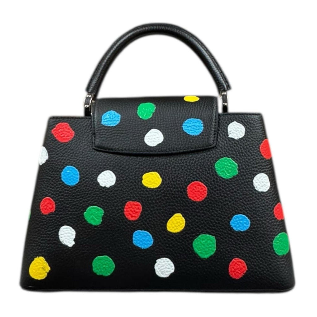 Louis Vuitton Black Multi-Color Leather Shoulder Bag