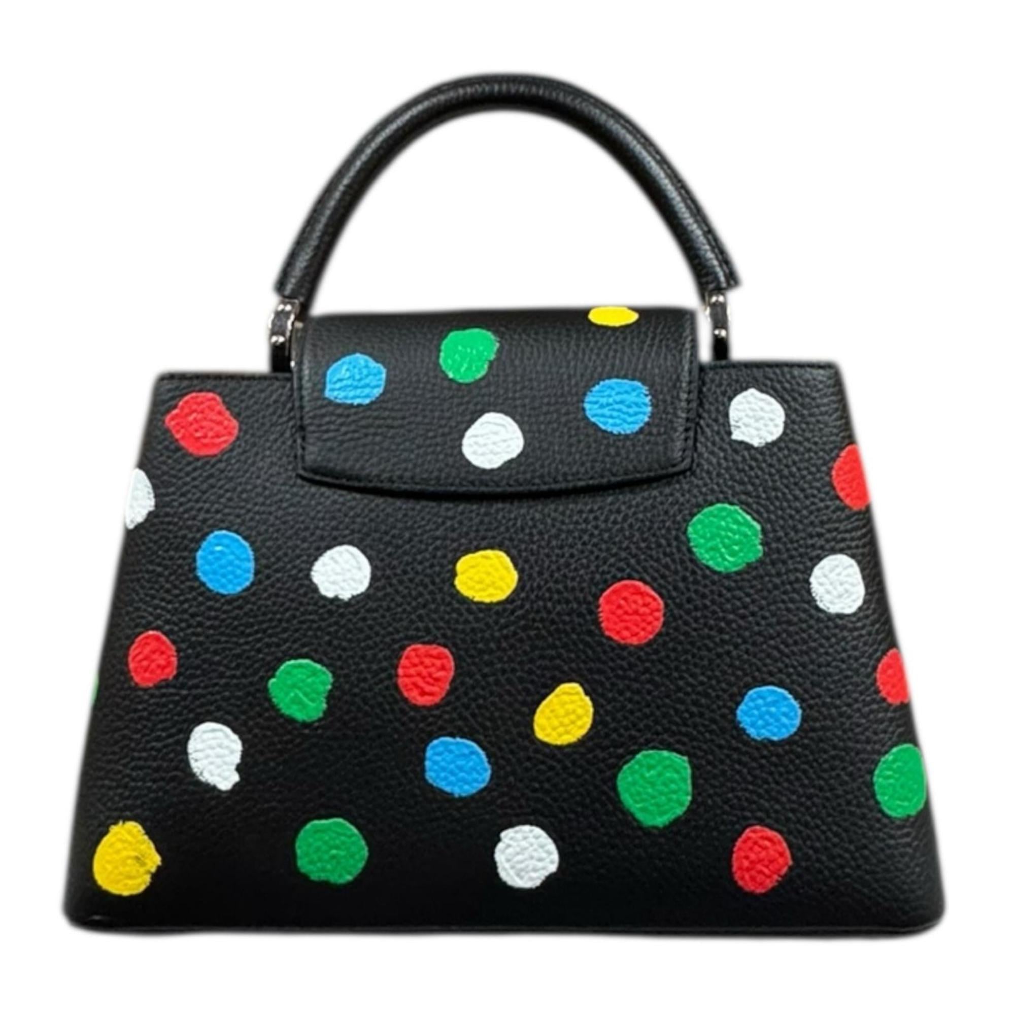 Louis Vuitton Black Multi-Color Leather Shoulder Bag