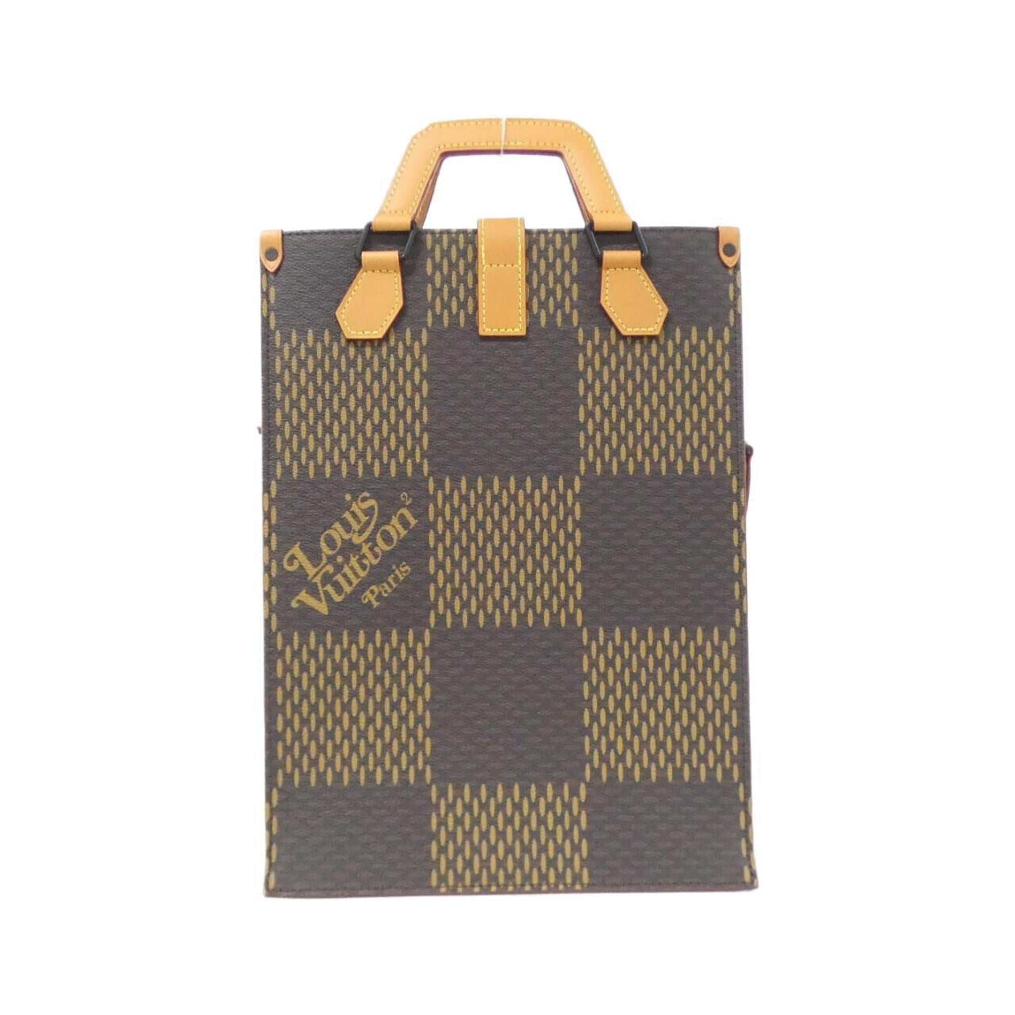 Louis Vuitton Ebene Coated Canvas Handbag