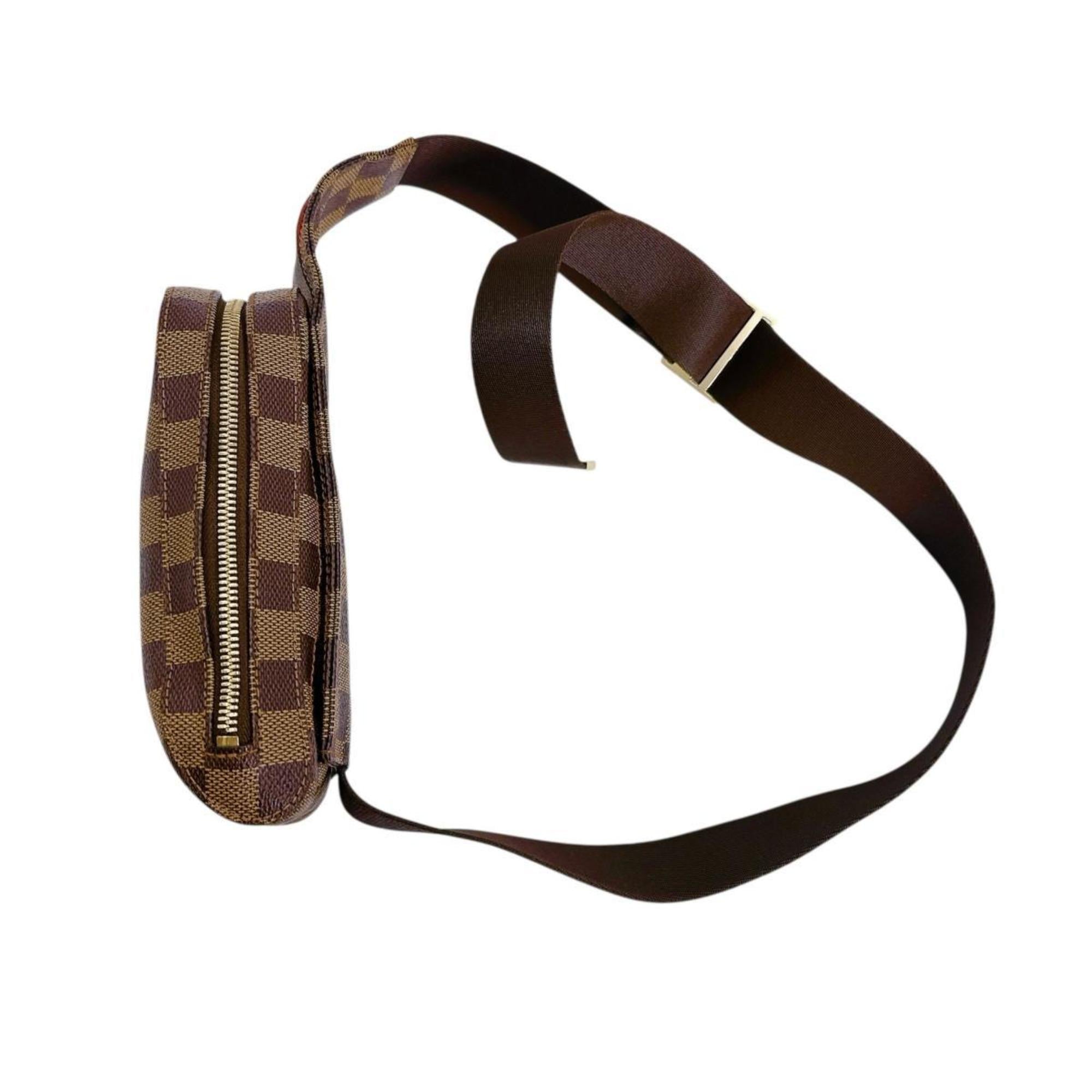 Louis Vuitton Damier Ebene Damier Canvas Fanny Pack Sling Bag