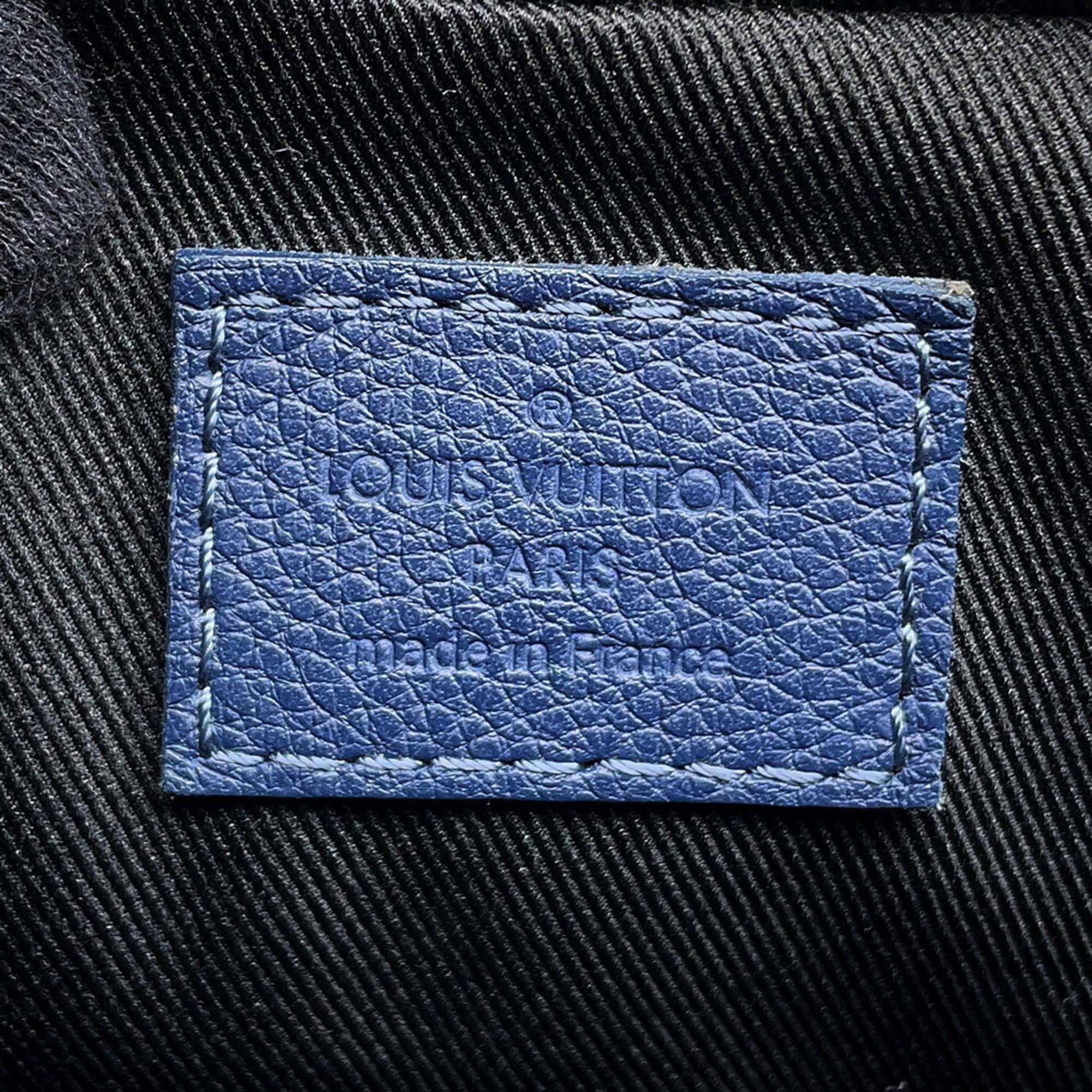 Louis Vuitton Navy Monogram Shadow Handbag Shoulder Bag