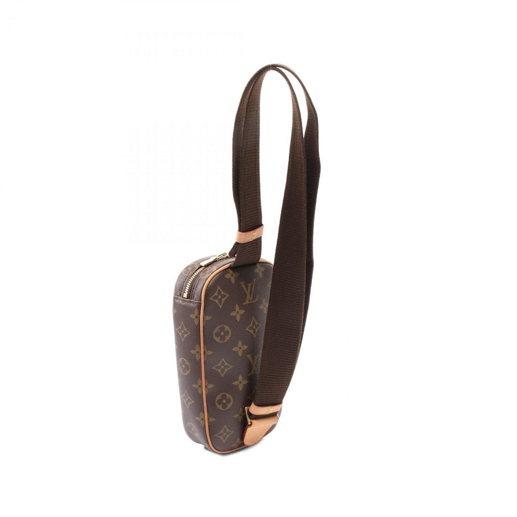 Louis Vuitton Brown Coated Canvas Leather Fanny Pack