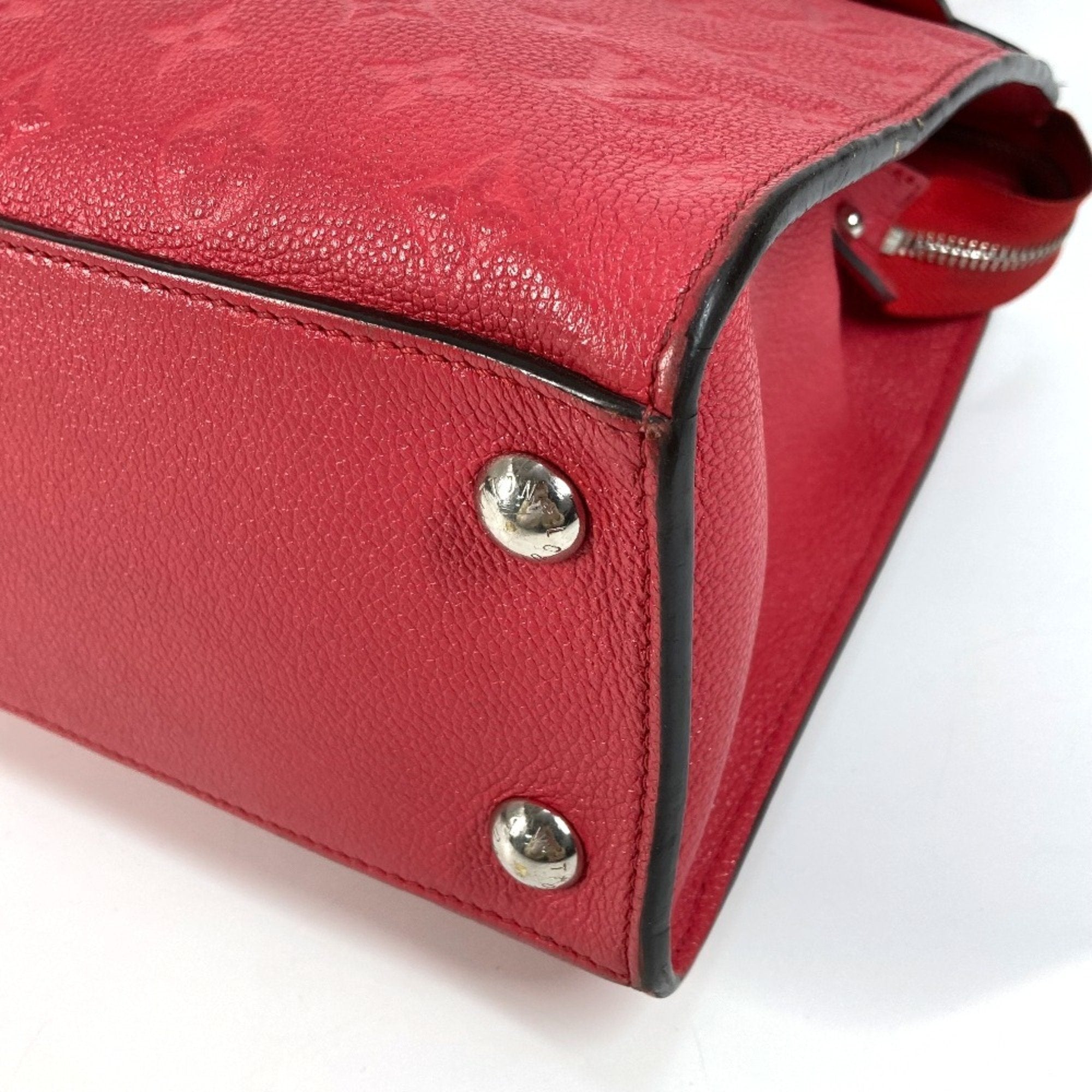 Louis Vuitton Monogram Empreinte Red Color Monogram Empreinte Handbag Shoulder Bag