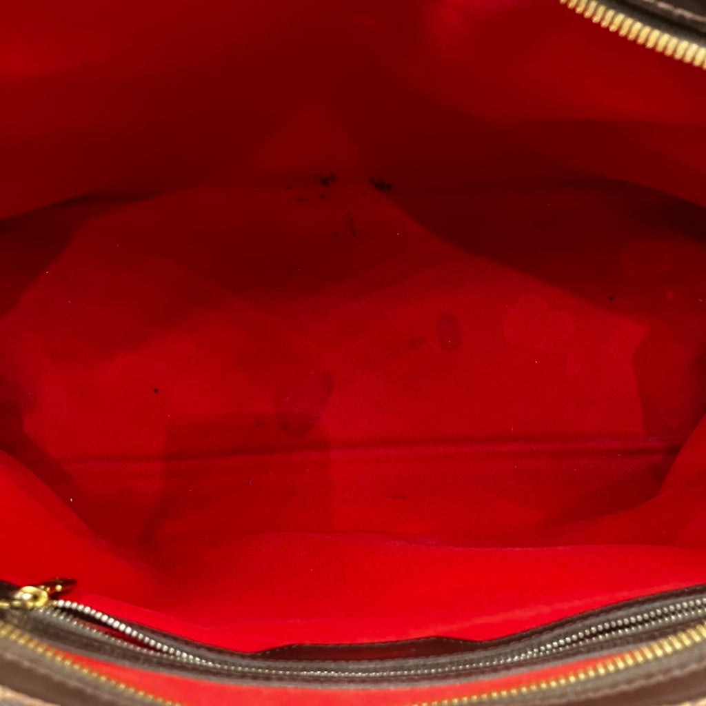 Louis Vuitton Brown Damier Canvas Pvc Tote Bag
