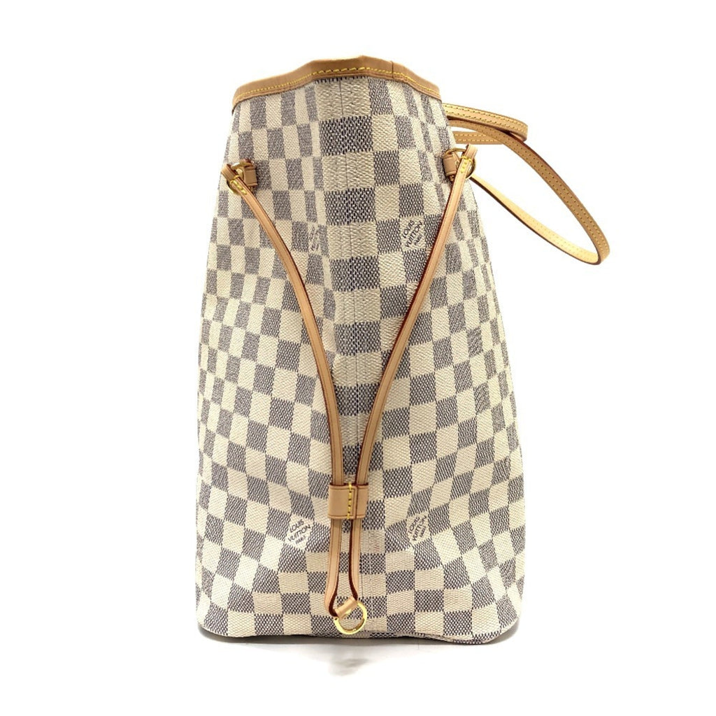 Louis Vuitton Azur White Damier Azur Shoulder Bag Tote Bag