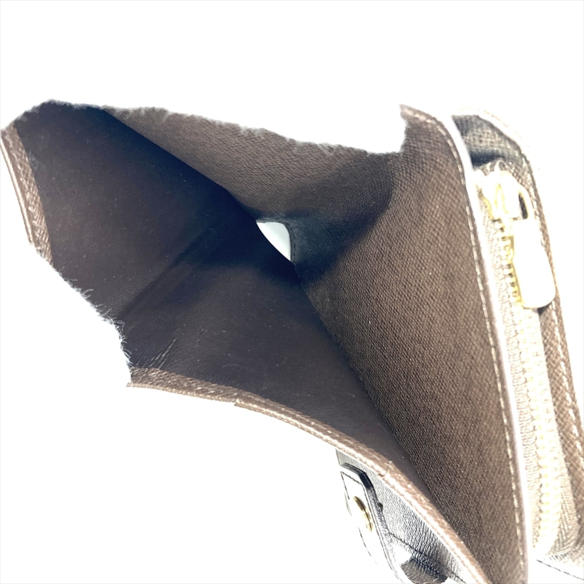Louis Vuitton Damier Brown Damier Canvas Ebene Damier Canvas Wallet