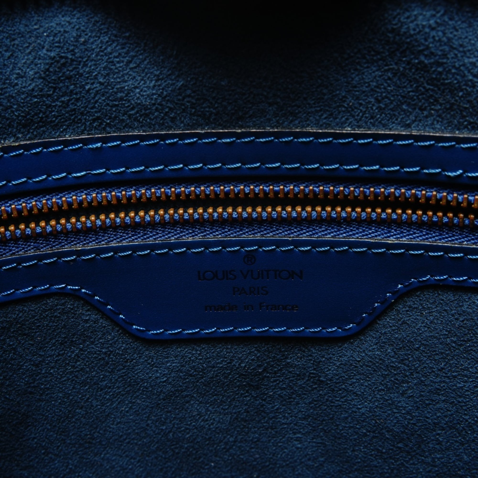 Louis Vuitton Blue Epi Leather Shoulder Bag