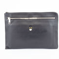Fendi Black Leather Clutch Bag
