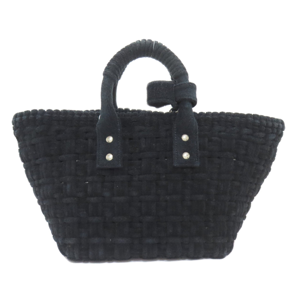 Balenciaga Black Pile Fabric Hand