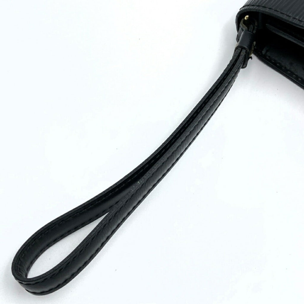 Louis Vuitton Black Noir Epi Leather Clutch Bag