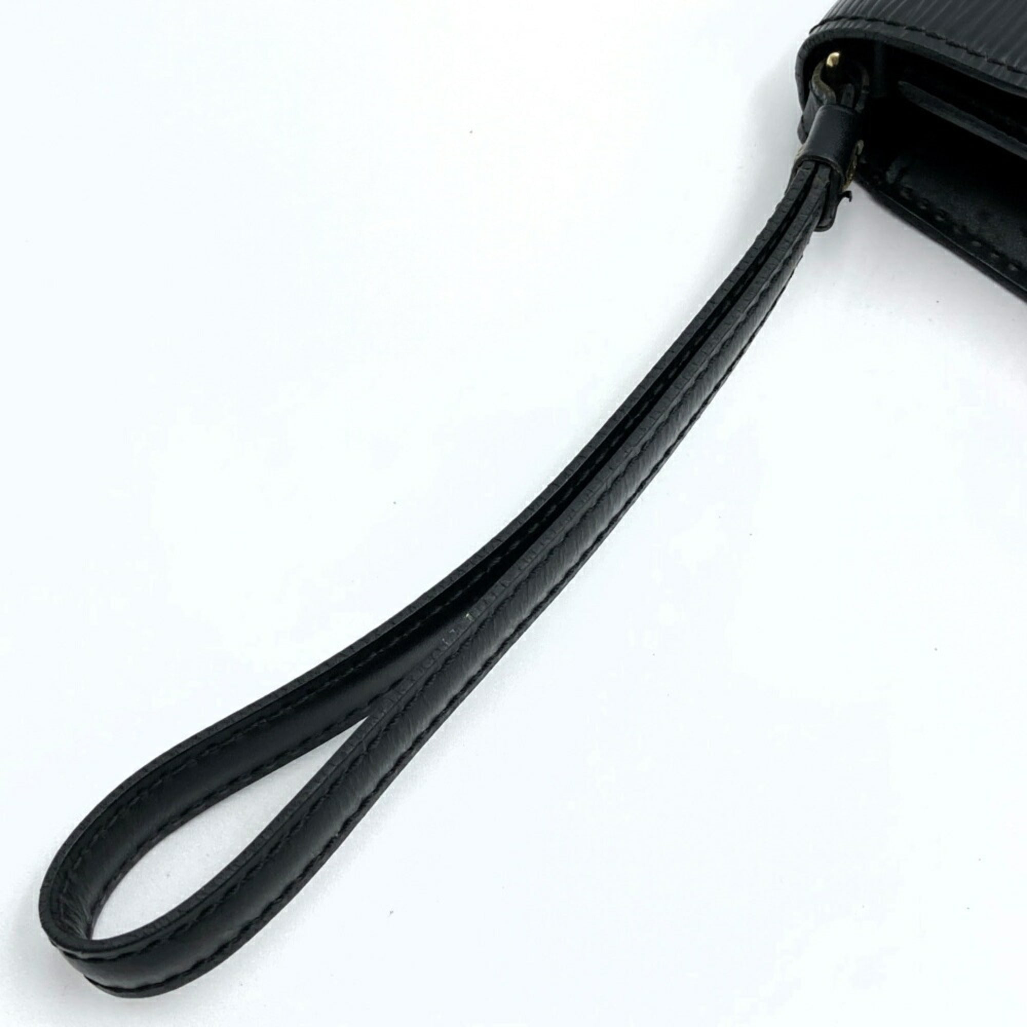 Louis Vuitton Black Noir Epi Leather Clutch Bag