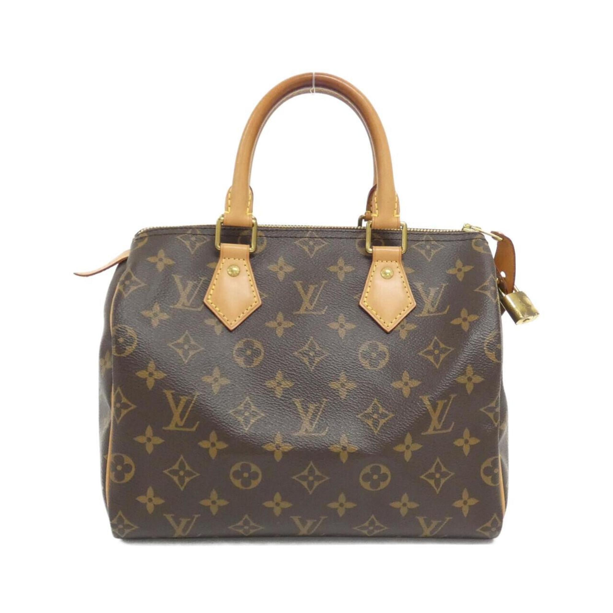 Louis Vuitton Marron Coated Canvas Boston Bag