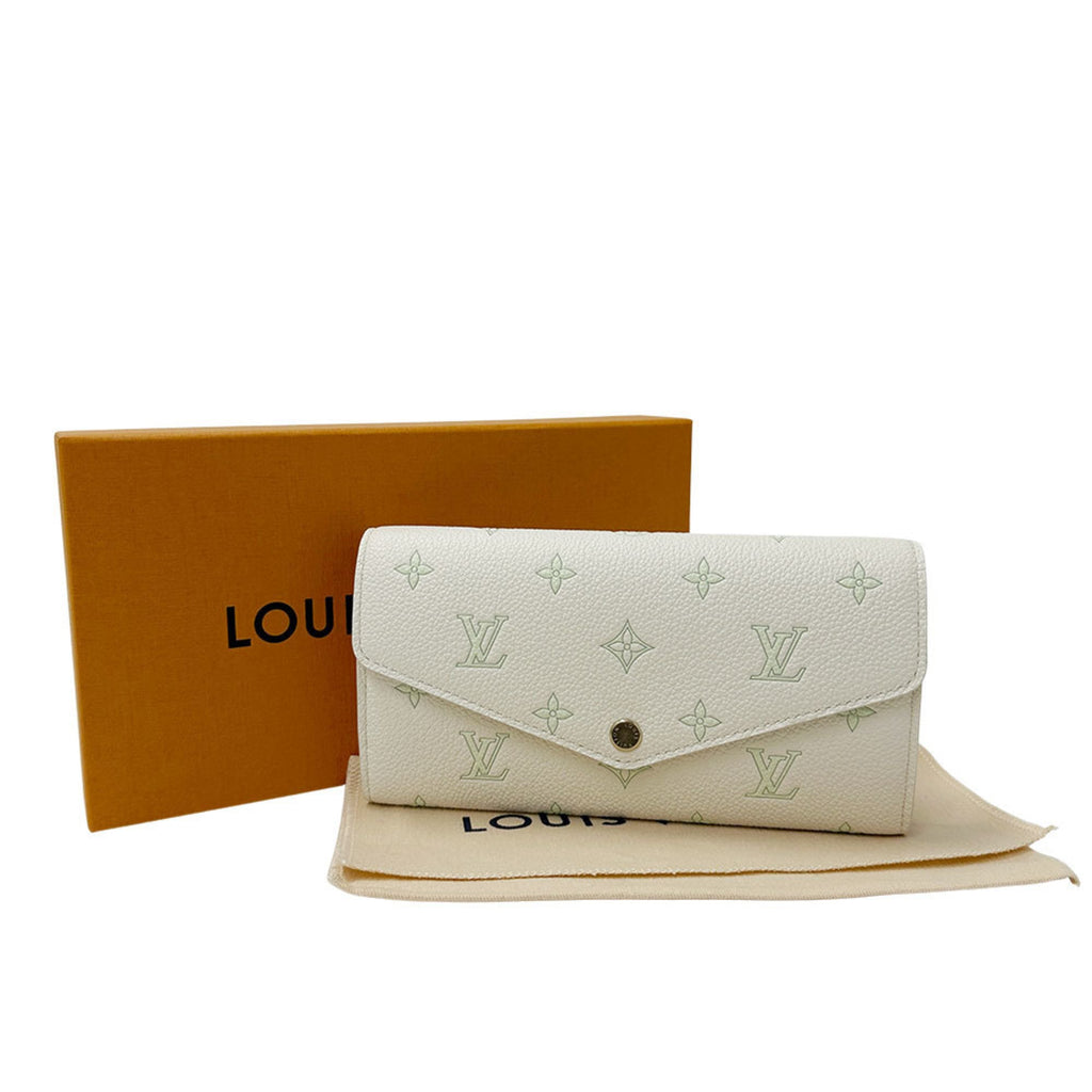 Louis Vuitton Monogram Empreinte White Monogram Empreinte Long Wallet