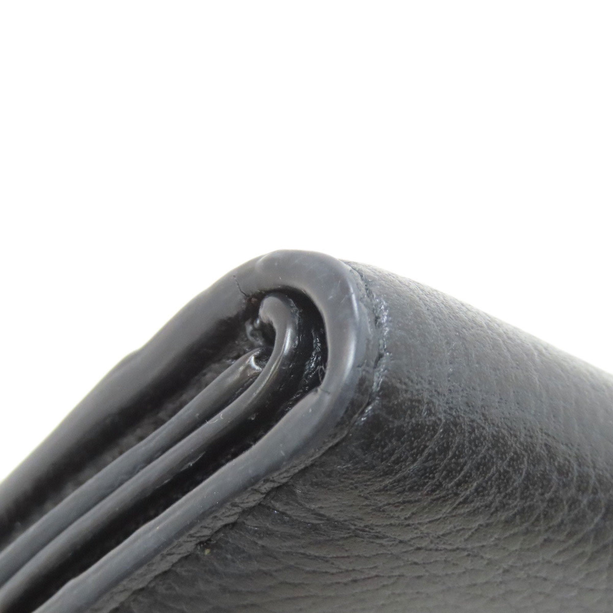 Balenciaga Black Leather Wallet (Bi-Fold)