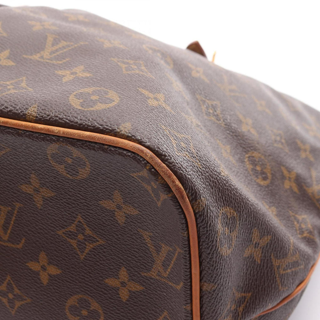 Louis Vuitton Brown Pvc Coated Canvas Leather Shoulder Bag