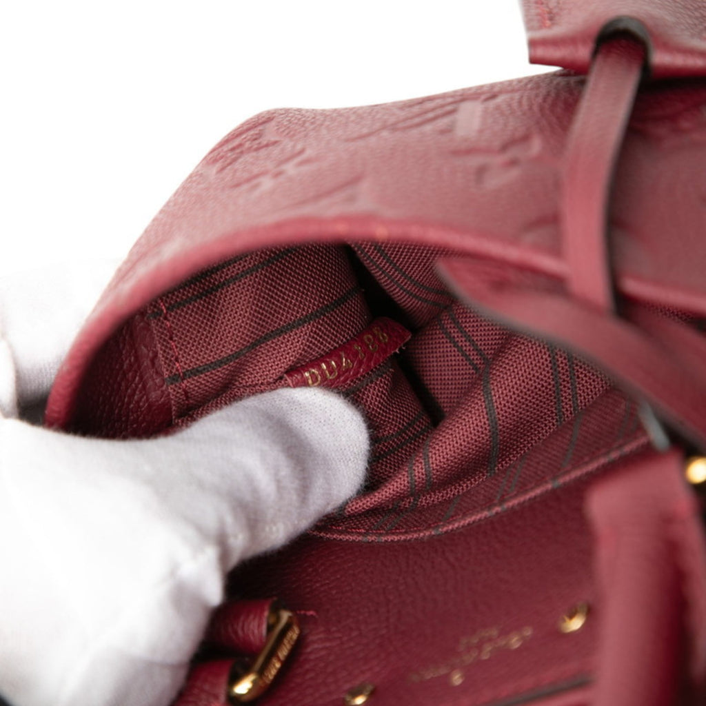 Louis Vuitton Bordeaux Red Color Wine Leather Shoulder Bag